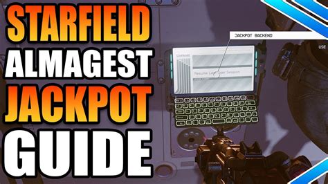 Starfield The Almagest Jackpot Code Guide .